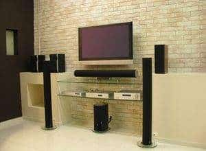 It is recommended to hire professionals for home theater wiring installation.