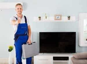 It's recommended to get expert TV installation services to mount your new TV.